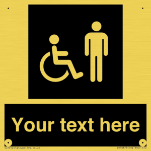 Custom information: black panel disabled and male